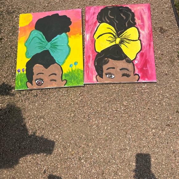 painting it looks better in person when it dryer and it was touched up more - Picture 2 of 5